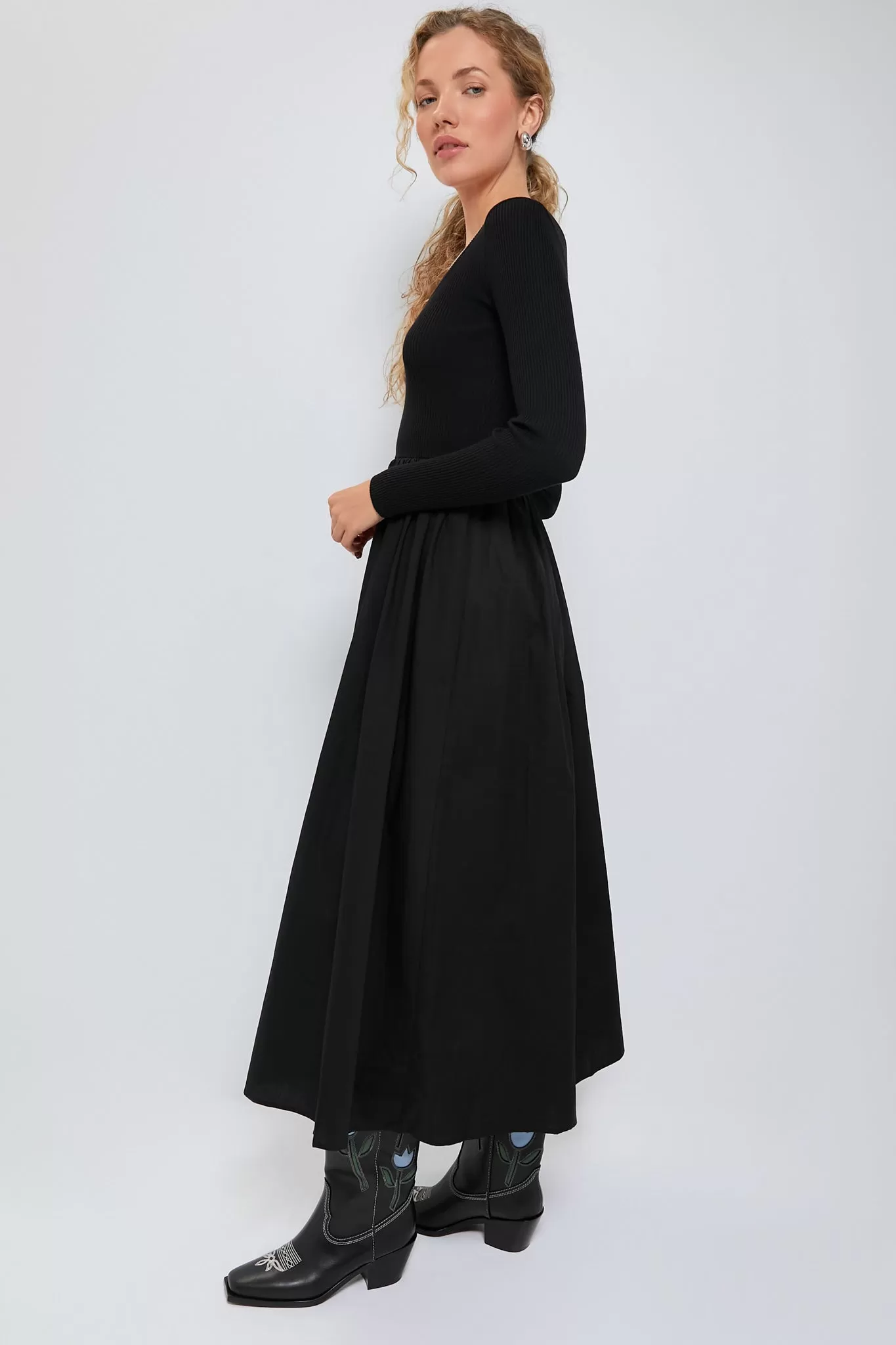 Black Midi Dress