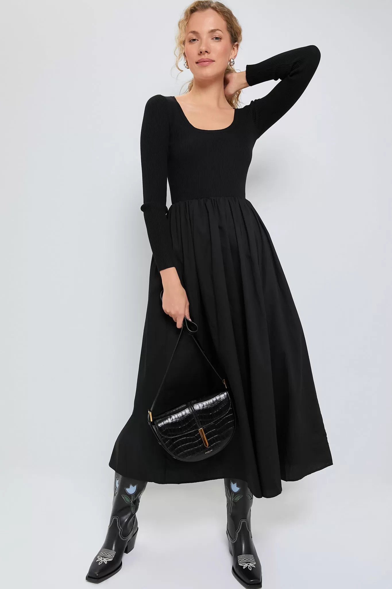 Black Midi Dress