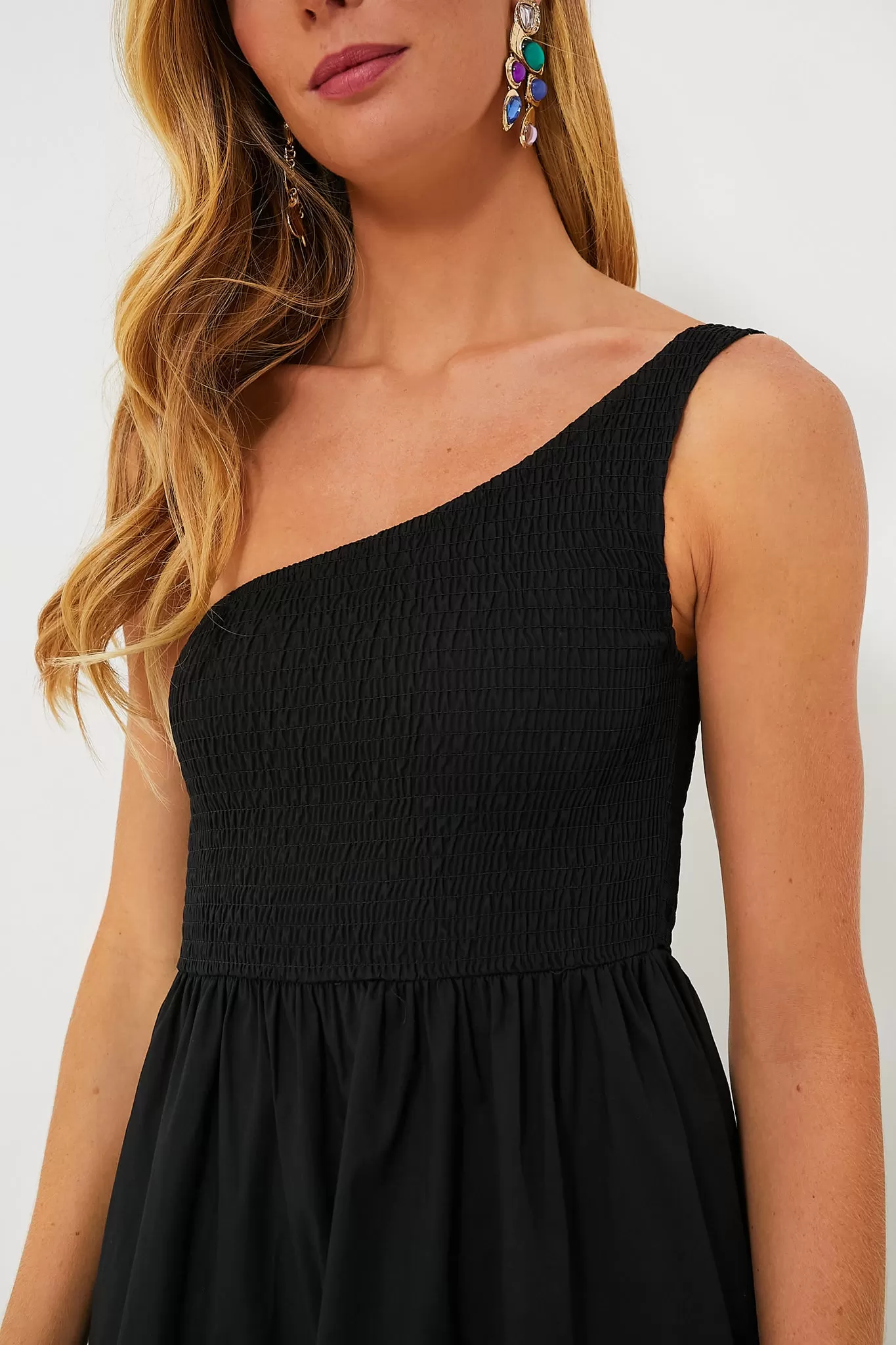 Black Milada Midi Dress