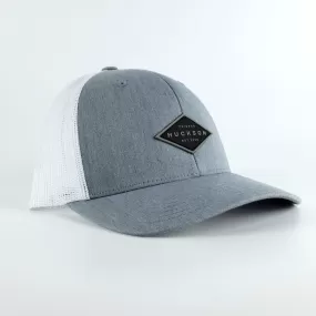 Grey and White Trucker Cap