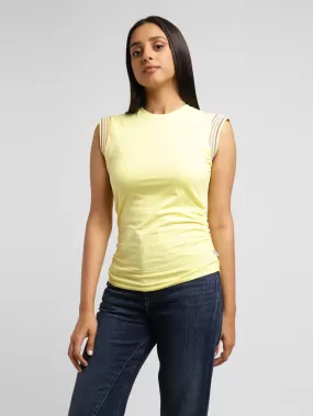 Levi's x Deepika Padukone Solid Round Neck Tops