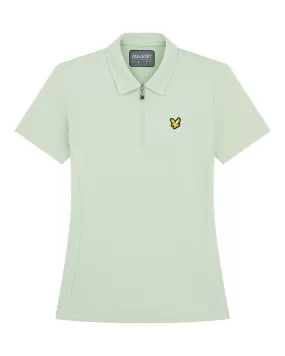 Lyle & Scott Womens Sue Polo Pale Teal - SS23