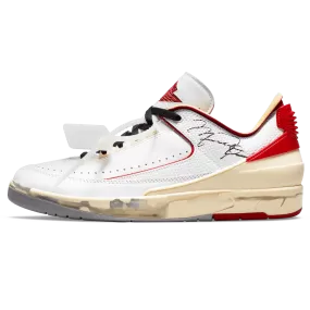 Off-White x Air Jordan 2 Retro Low SP 'White Varsity Red'