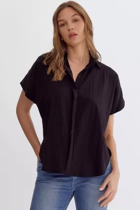 'Speak Now' Top - Black